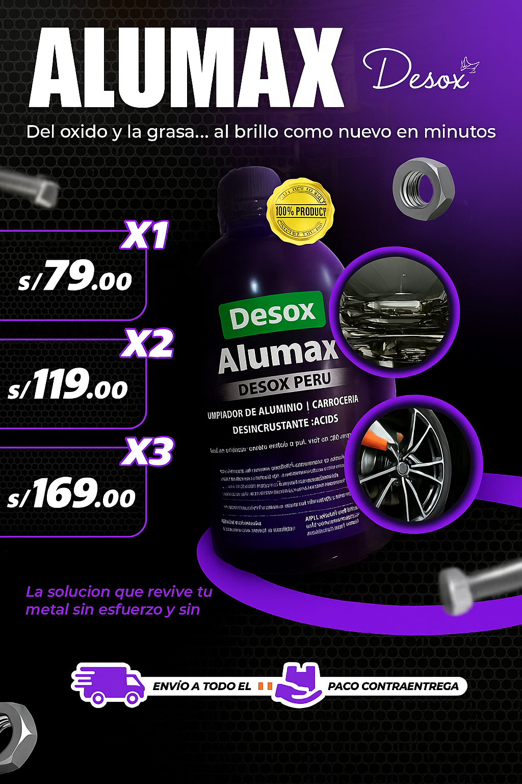 Alumax® -- Desincrustante Acido, Limpiador de Aluminio y Carrocería.